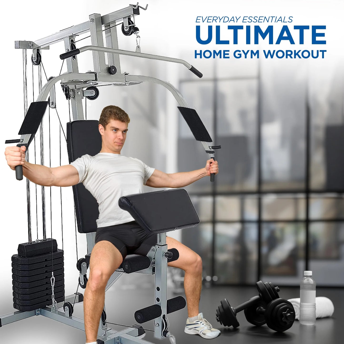 Home Gym Exercise Equipment Bench Strength Workout Station